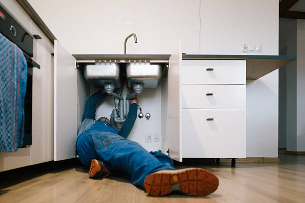 Professional Emergency Plumber technician working in Germanton, NC